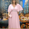Vestido de Festa Longo Plus Size Rose - Imagem 3