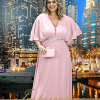 Vestido de Festa Longo Plus Size Rose - Imagem 4