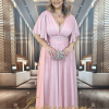 Vestido de Festa Longo Plus Size Rose - Image 3