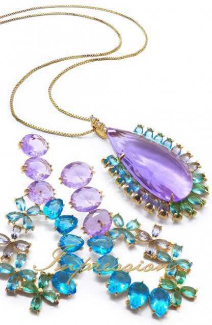Conjunto de Festa Lilás