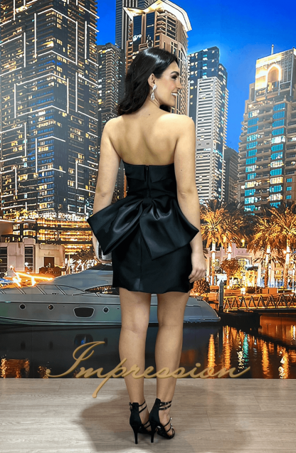 Vestido de Festa Curto Preto - Image 2