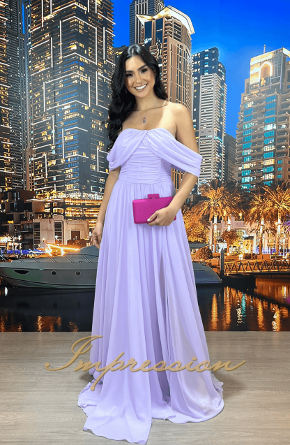Vestido de Festa Longo Lilas - Image 3