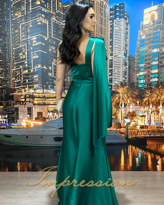 Vestido de Festa Longo Verde Esmeralda