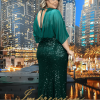 Vestido de Festa Longo Plus Size Verde - Imagem 2