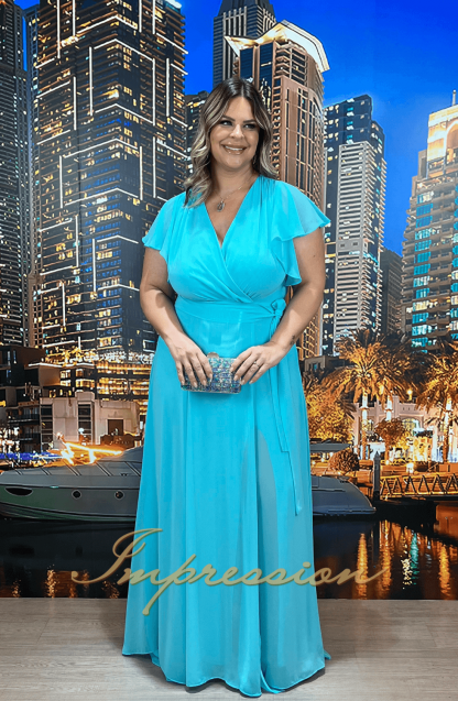 Vestido de Festa Longo Plus Size Tifany - Image 4