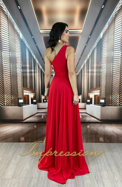 Vestido de Festa Longo Vermelho - Imagem 2