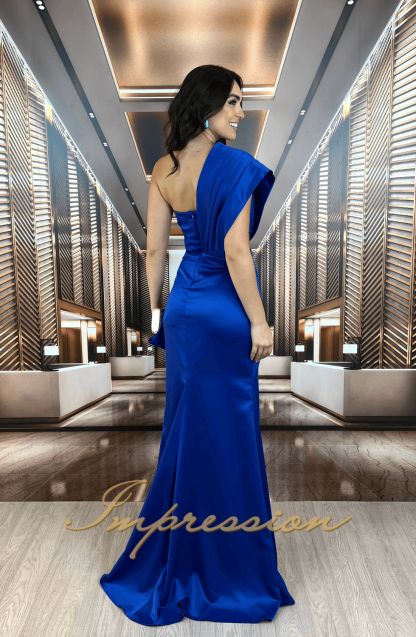 Vestido de Festa Longo Azul Royal - Imagem 2