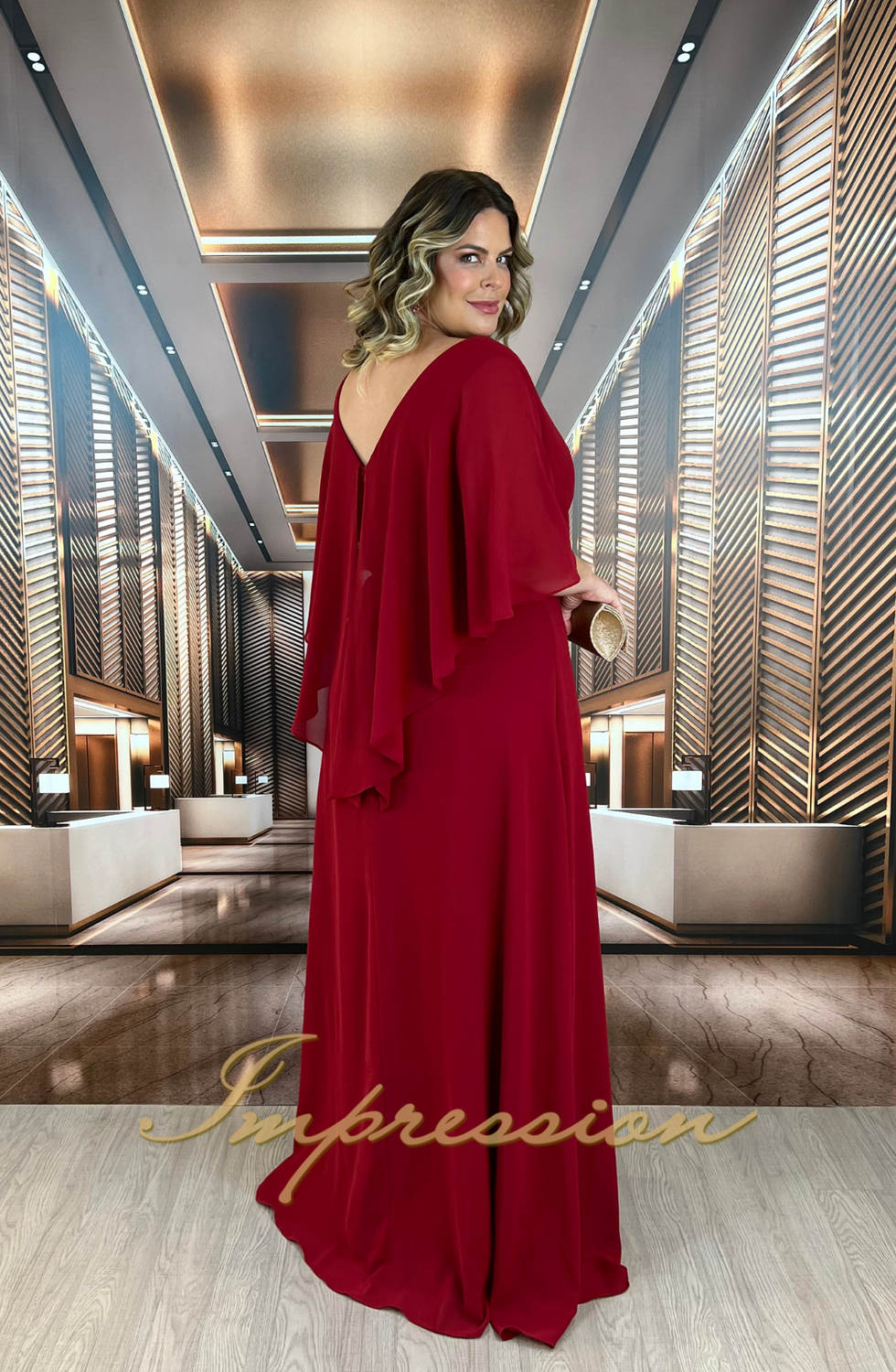 Vestido de gala sales longo plus size