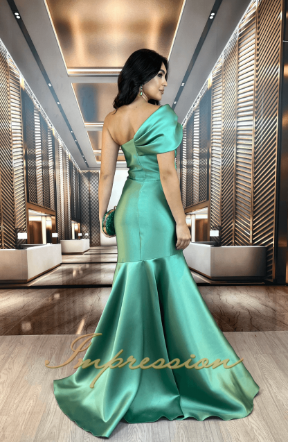 Vestido de Festa Longo Verde Oliva - Imagem 2