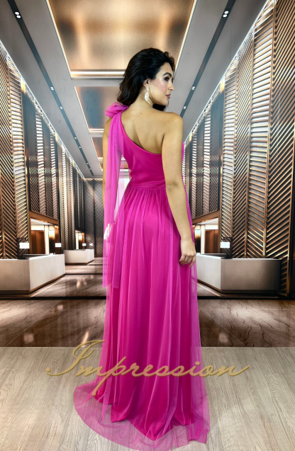 Vestido de Festa Longo Pink - Imagem 2