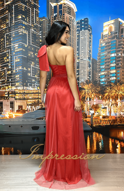 Vestido de Festa Longo Terracota - Imagem 2