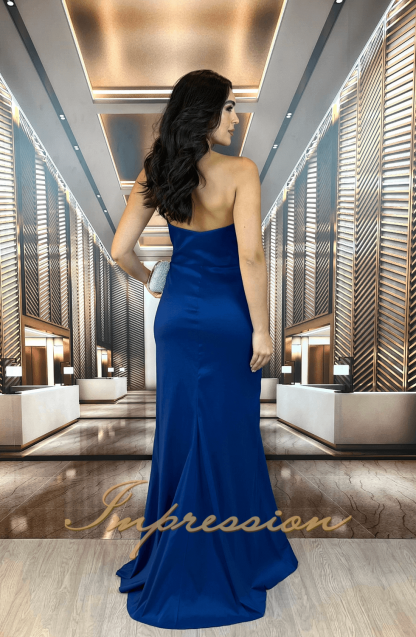 Vestido de Festa Longo Azul Marinho - Imagem 2