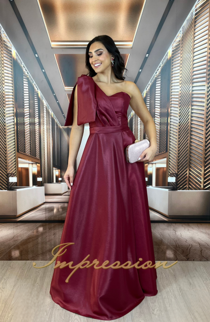 Vestido de Festa Longo Marsala - Imagem 3