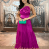 Vestido de Festa Longo Fucsia