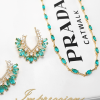 Conjunto de Festa Pedras Azul Tifany