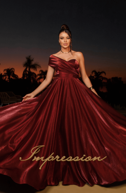 Vestido de Festa Longo Marsala