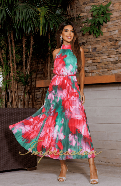Vestido de Festa Estampado