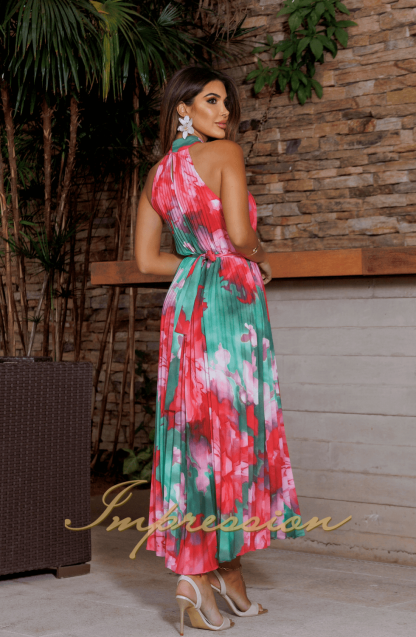 Vestido de Festa Estampado - Imagem 2