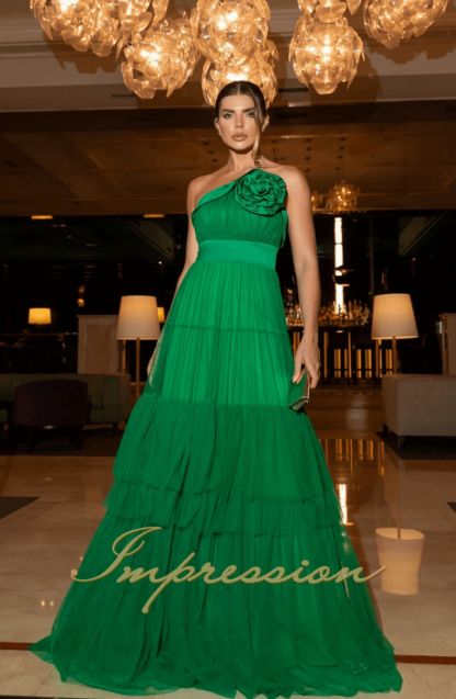 Vestido de Festa Longo Verde