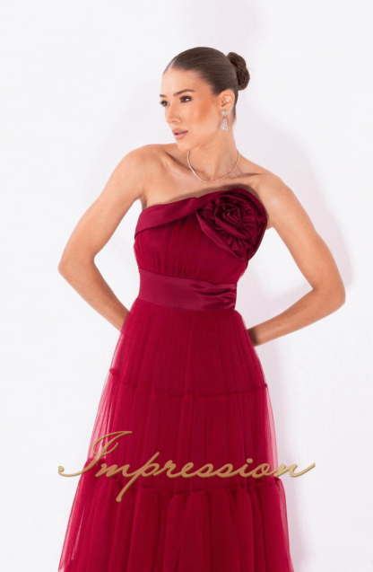 Vestido de Festa Longo Marsala - Imagem 2