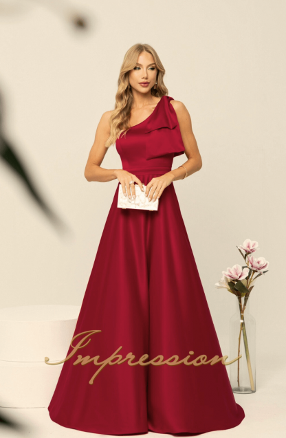 Vestido de Festa Longo Marsala