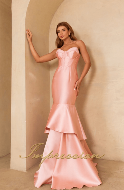 Vestido de Festa Longo Rose em Zibeline