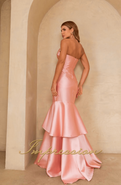 Vestido de Festa Longo Rose em Zibeline - Imagem 2