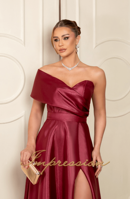 Vestido de Festa Longo Marsala - Imagem 2