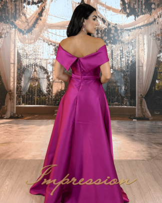 Vestido de Festa Longo Fucsia
