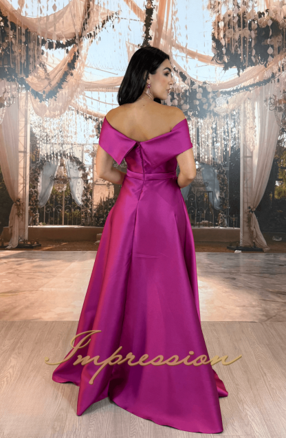 Vestido de Festa Longo Fucsia - Image 2