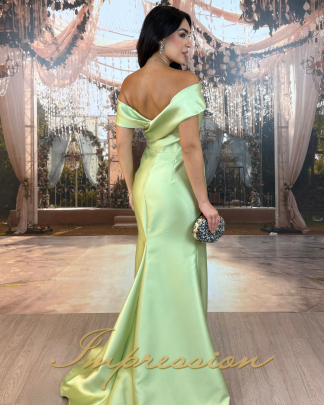Vestido de Festa Longo Verde Lima