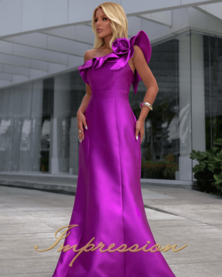 Vestido de Festa Longo Fucsia