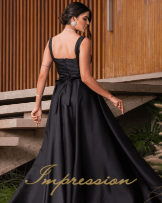 Vestido de Festa Longo Preto