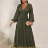 Vestido de Festa Longo Verde Oliva