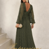 Vestido de Festa Longo Verde Oliva - Imagem 2