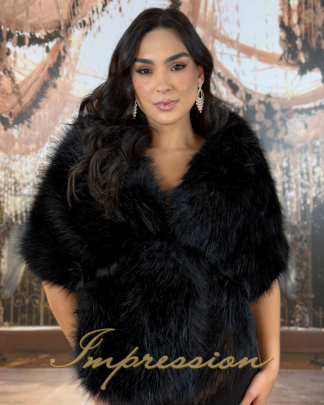 Estola de Pelo Preto