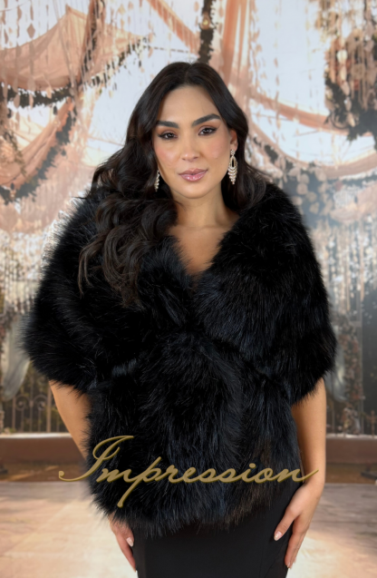 Estola de Pelo Preto