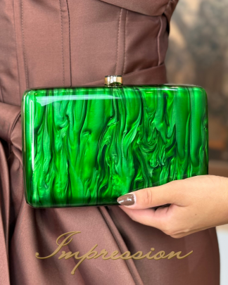 Bolsa de Festa Verde Madrepérola