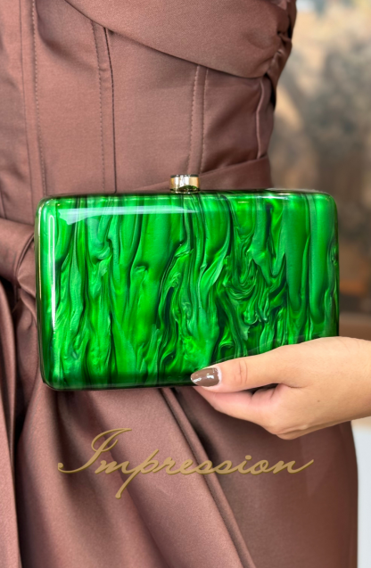 Bolsa de Festa Verde Madrepérola