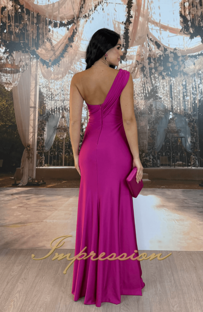 Vestido de Festa Longo Fucsia - Image 2