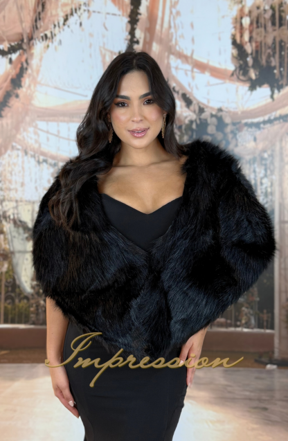 Estola de Pelo Preto