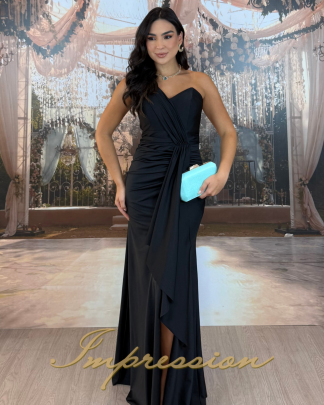 Vestido de Festa Longo Preto