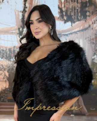 Estola de Pelo Preto