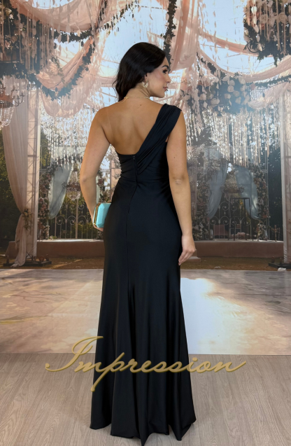 Vestido de Festa Longo Preto - Image 2