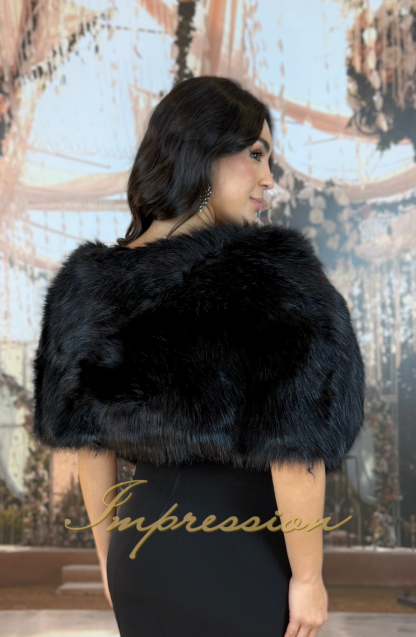 Estola de Pelo Preto - Imagem 3