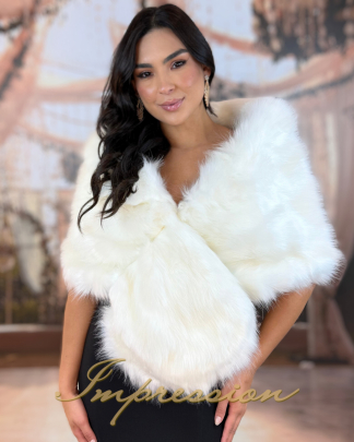 Estola de Pelo Off White