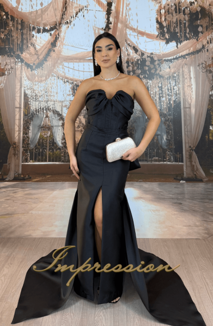Vestido de Festa Longo Preto