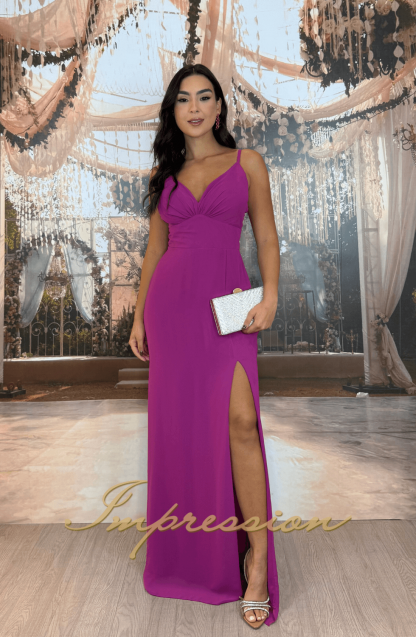 Vestido de Festa Longo Fucsia - Image 5
