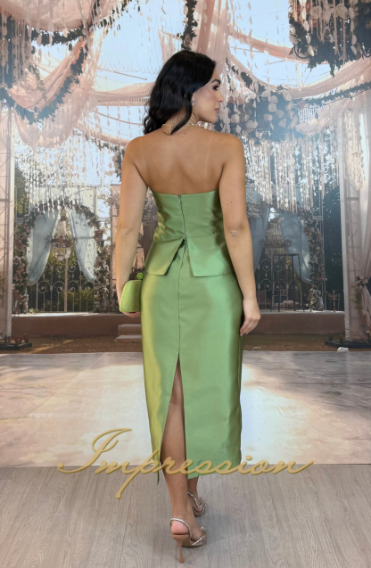 Vestido de Festa Midi Pistache - Imagem 5