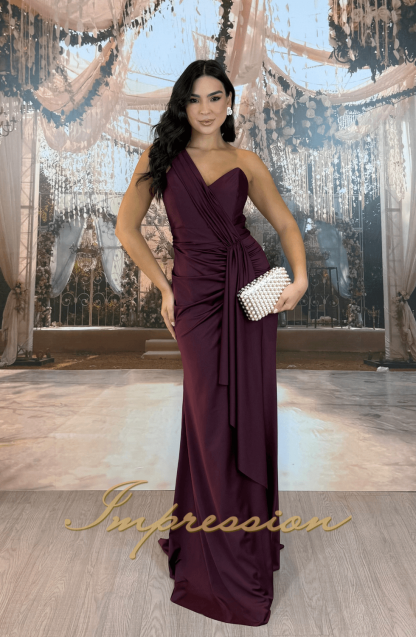 Vestido de Festa Longo Marsala